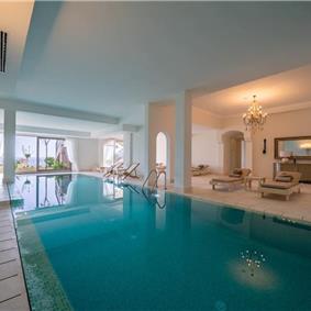 11 bedroom seafront villa with infinity pool near Budvar, sleeps 22
